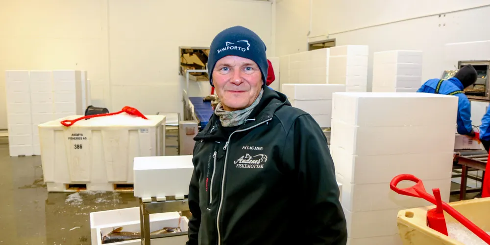 Leif Kvivesen, daglig leder ved Andenes Fiskemottak beskriver inneværende år som utfordrende.