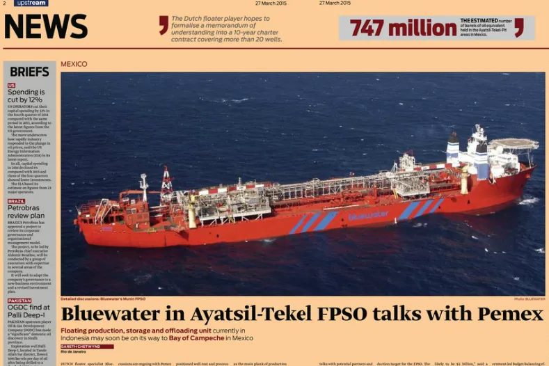 FPSO talks: Pemex seeking unit for well tests