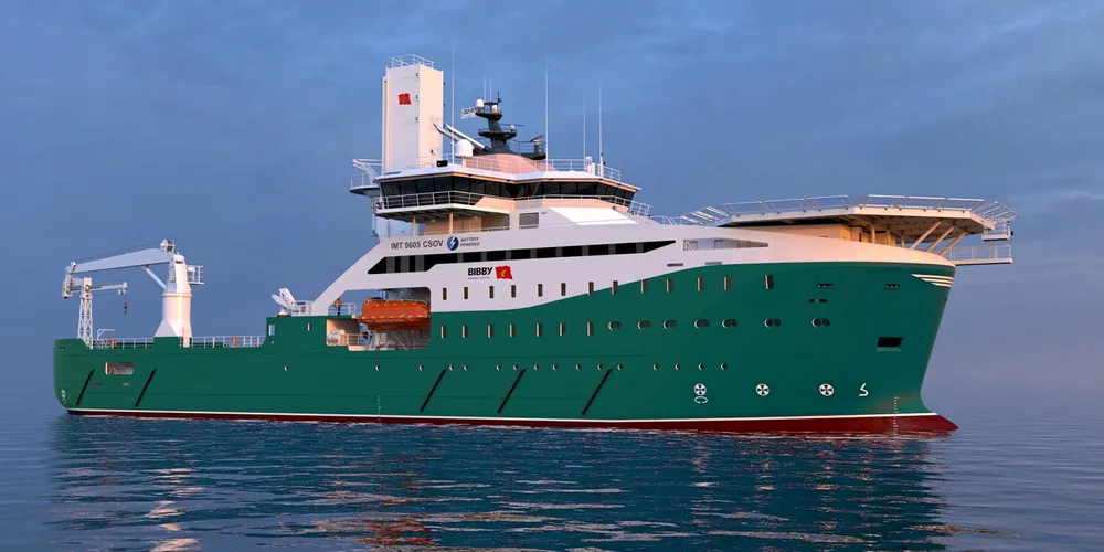 The new Bibby Marine electric CSOV design.