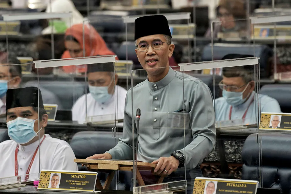 Projected growth: Finance Minister Tengku Zafrul on 6 November presents Malaysia's 2021 budget