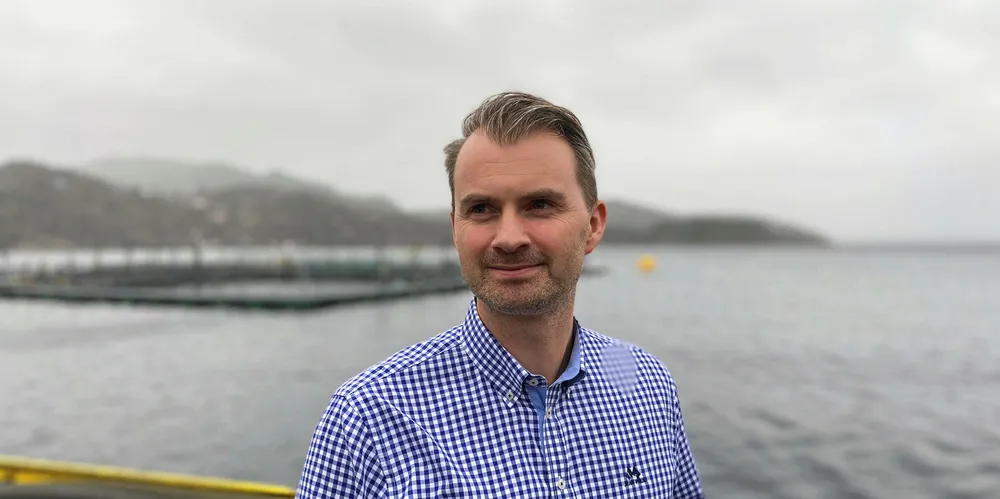 MEDEIER: Even Hopland er administrerende direktør i Sekkingstad. Han foteller at slaktebåten Hav Line påvirket resultatet til selskapet i fjor.