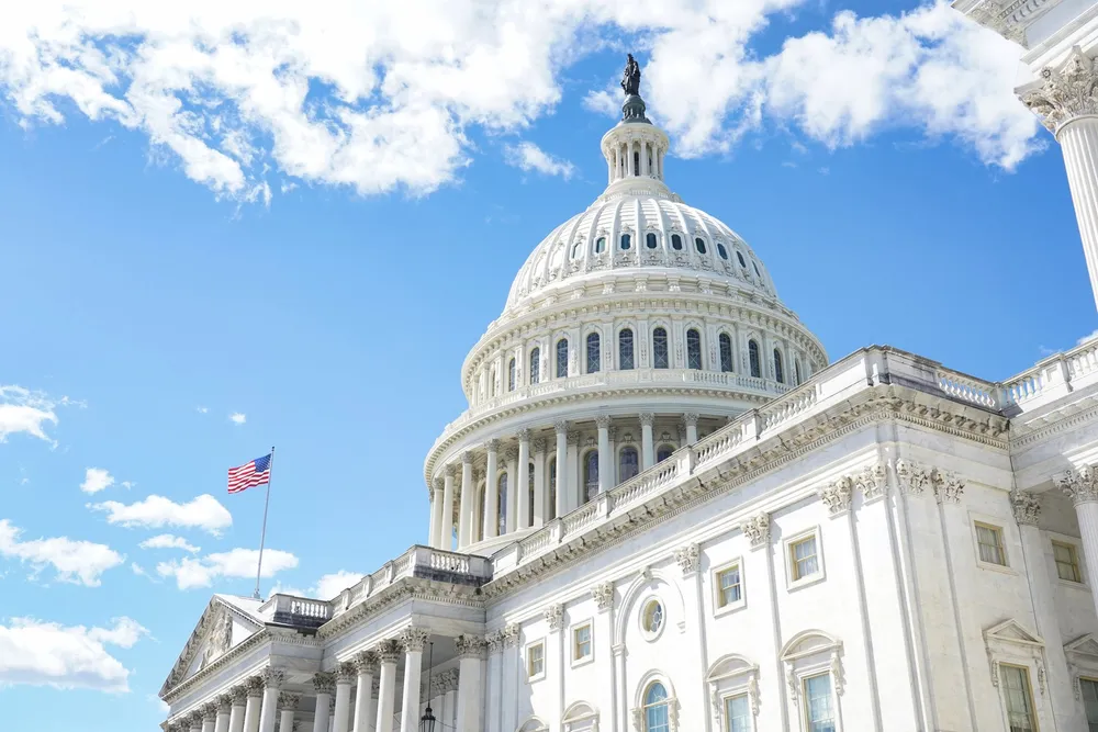 The US Capitol building in Washington DC, which hosts the House of Representatives.