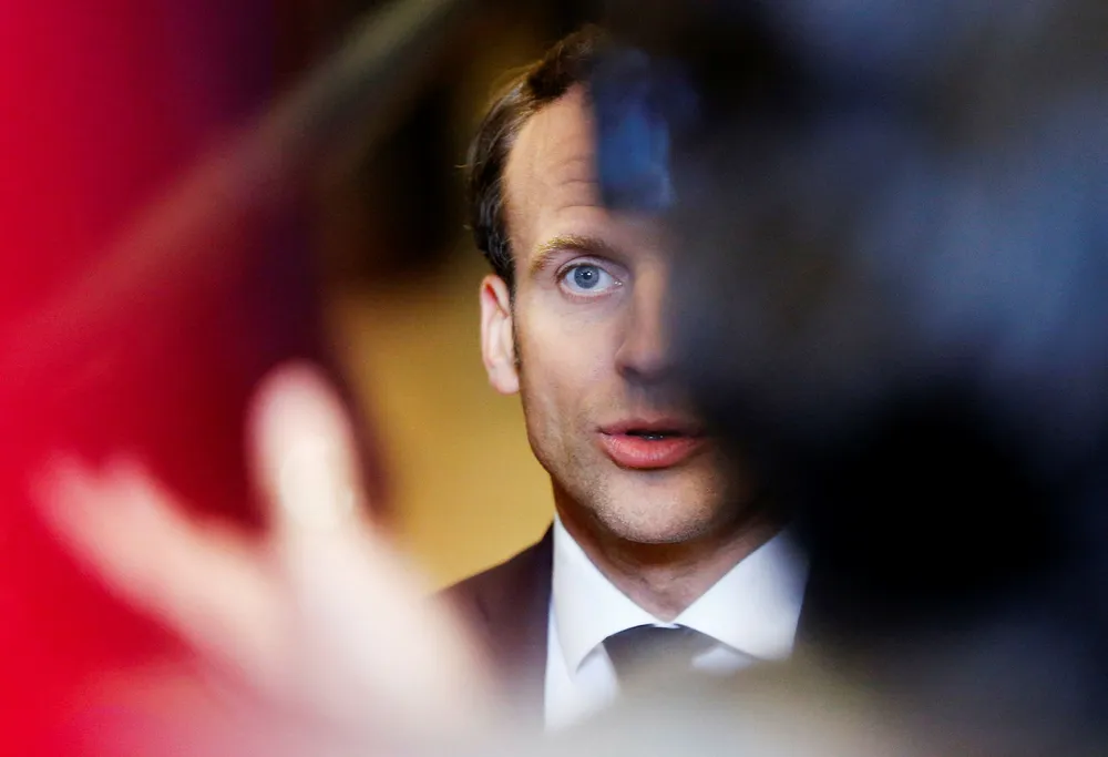 Frankrikes president Emmanuel Macron.