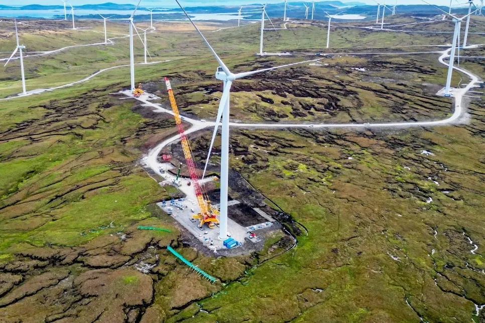 SSE's Viking wind farm on Shetland.