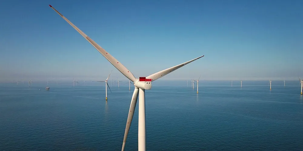Orsted's latest offshore wind asset, the UK's Race Bank.