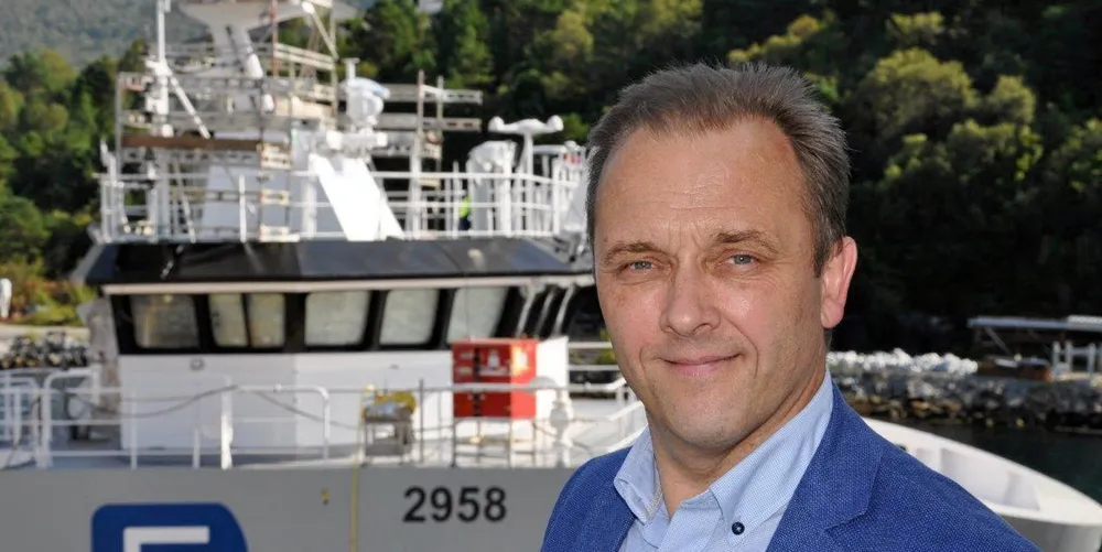Dag Vikestrand, daglig leder ved Fiskerstrand Verft.