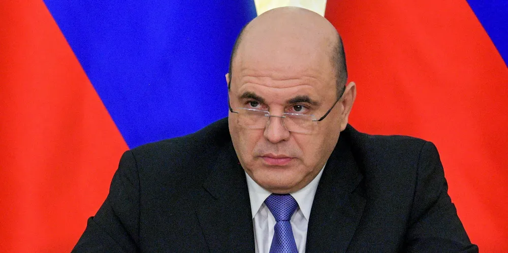 Russian Prime Minister Mikhail Mishustin.