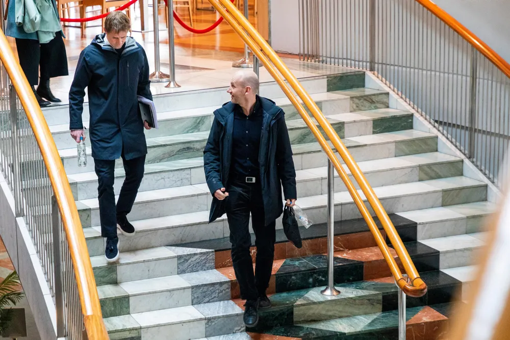 Ivar Arnesen (t.v.) og Petter Fornæss, her fotografert ved en tidligere anledning.