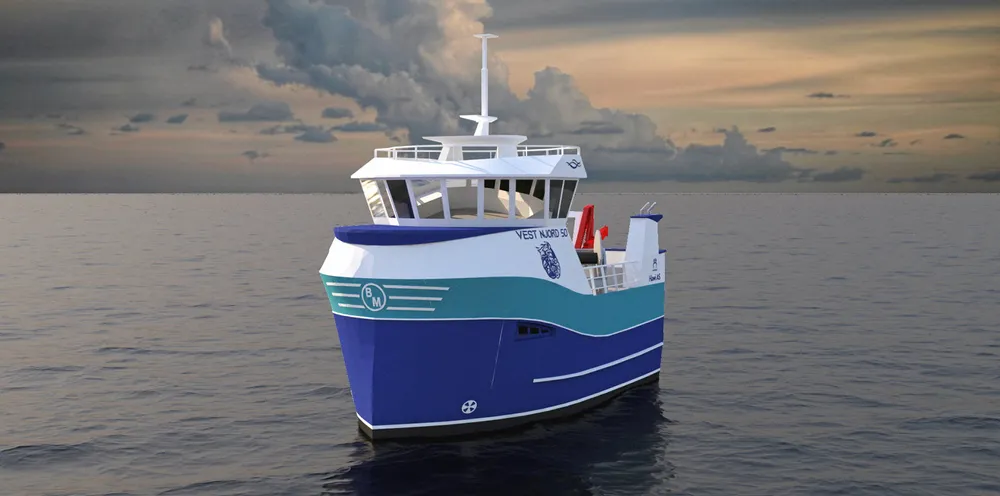 En helt ny serie fiskefartøy er designet i samarbeid mellom Båt og Motorservice AS, Marin Design, Viteq og rederiet Hawi. Serien får navnet Vest Njord.