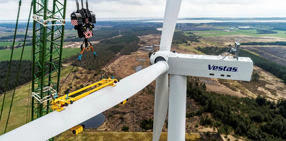 V150-5.6 MW prototype installation.