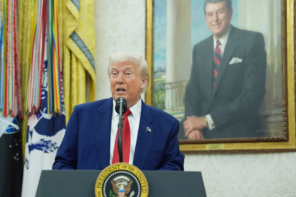 Trumps tollsatser ble erklært ulovlig av tre dommere utnevnt av ham selv, Obama og Ronald Reagan.