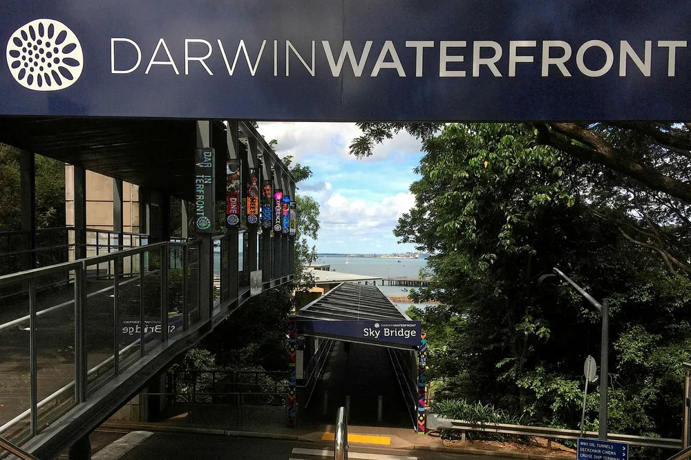 Possible destination: gas from Cash Maple may be headed for Darwin LNG
