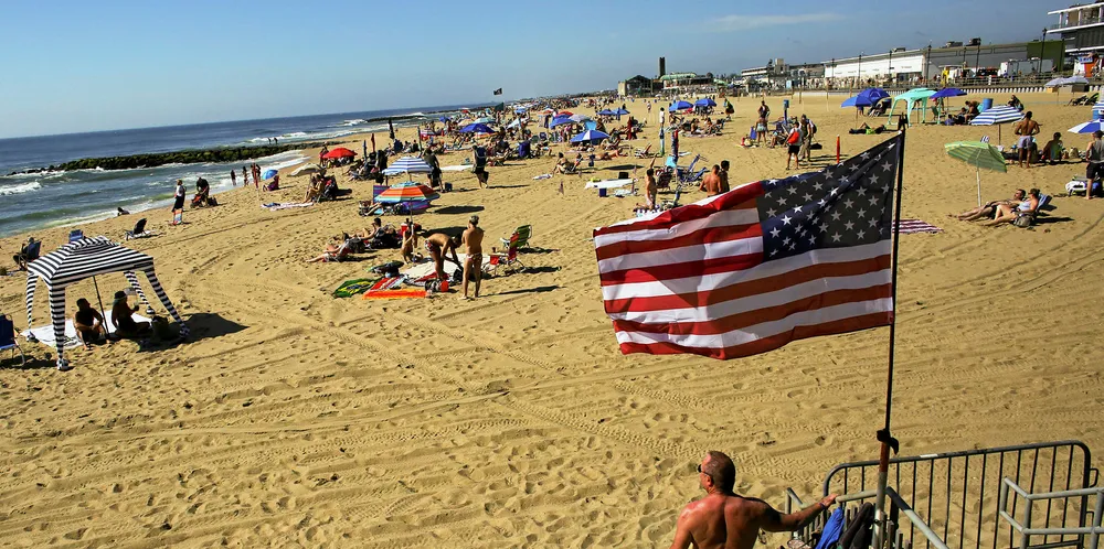 The New Jersey shore.