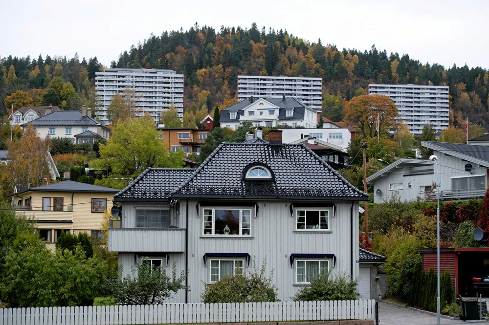 Illustrasjonsbilde av boliger i Drammen.