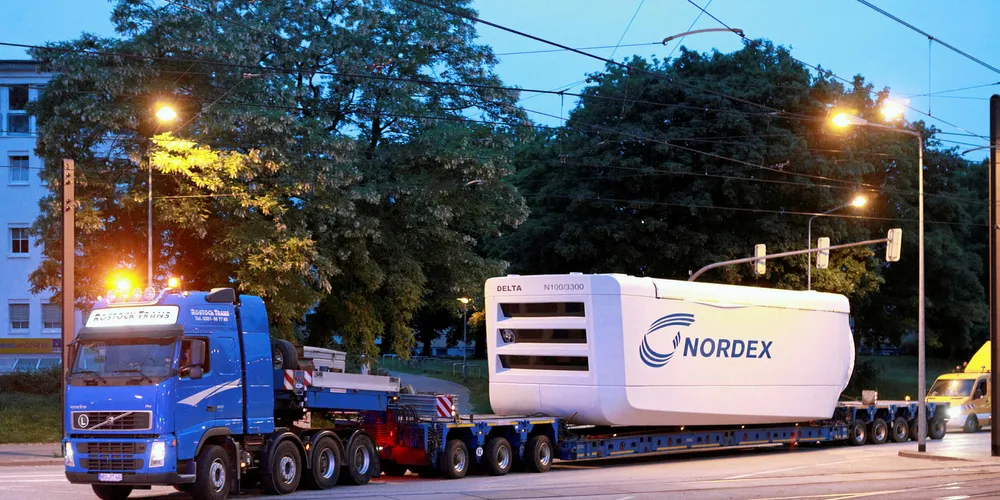 Nordex Delta N100/3300 leaves Rostock factory