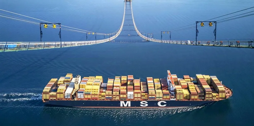 MSC is steaming forward with a massive haul of 8,000-teu container ships after booking space at three different shipyards.