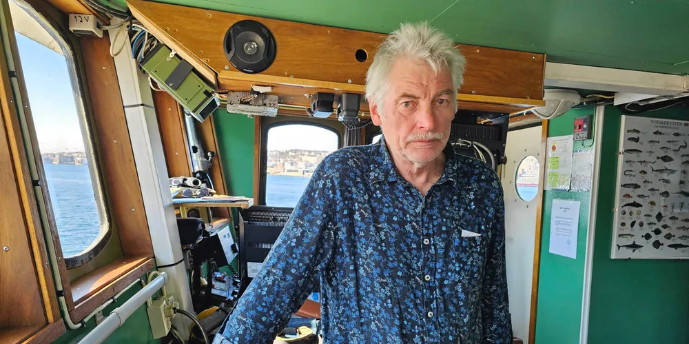 Skipper Bjørne Kvernmo vet ikke hvor lenge «Havsel» blir liggende i Tromsø.