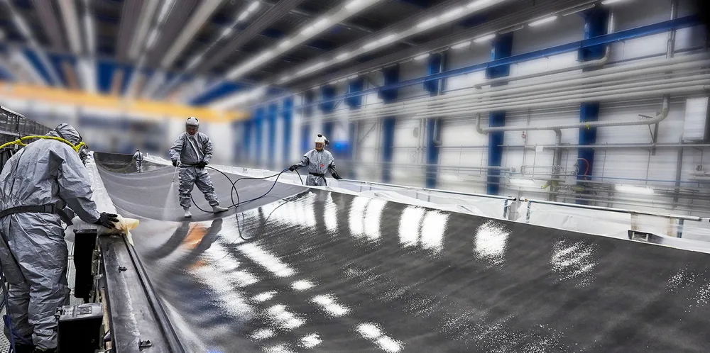 The LM Wind Power blade plant in Quebec.