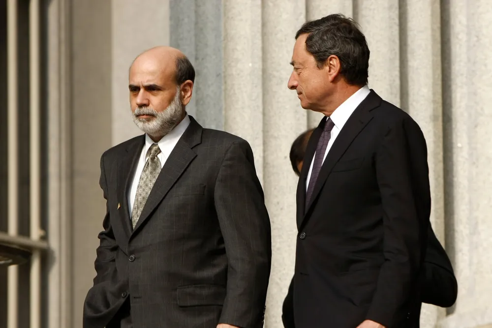 Support measures: Traders eye potential economic interventions by Ben Bernanke and Mario Draghi