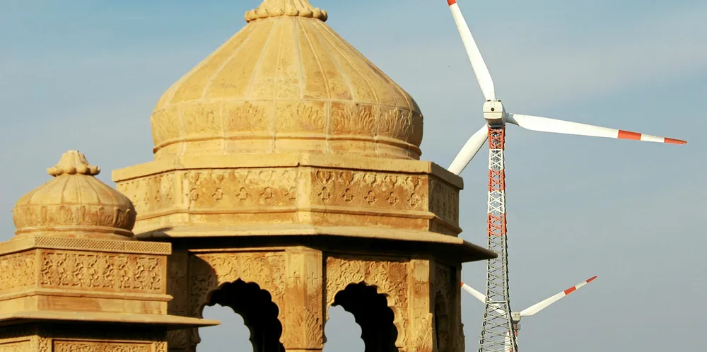 India has big wind power ambitions.