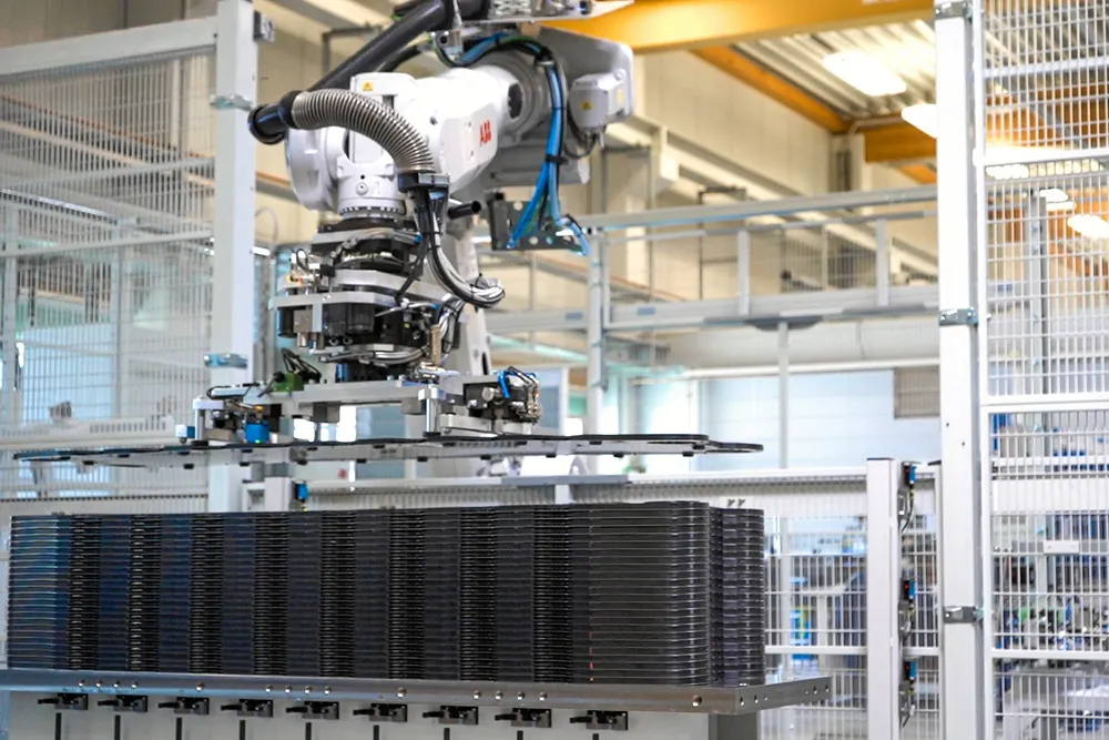 Robots will help automate production at the new Berlin facility.