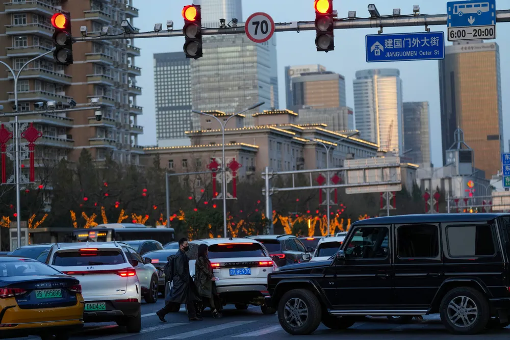 Kombinasjonen av veiprising og t-baneutbygging er det transporttiltaket som kutter køer mest effektivt i Bejing (bildet).