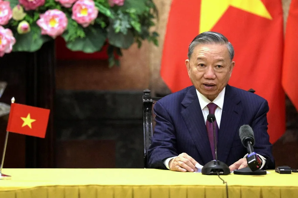 Vietnam's President Tô Lâm, who was elected in May this year and has continued a wide-ranging anti-corruption drive embarked on by his predecessor.