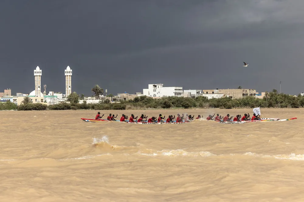 On the move: BP's GTA LNG project is located some 10 kilometres offshore the town of Saint Louis in Senegal which, every year, hosts pirogue racing on the Senegal River