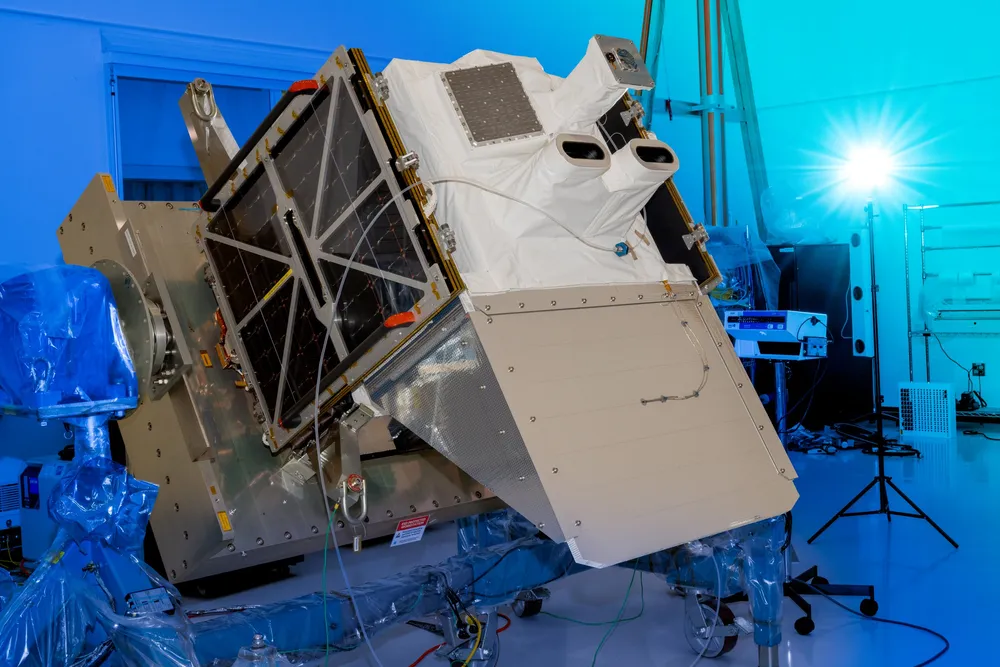 The MethaneSAT satellite.