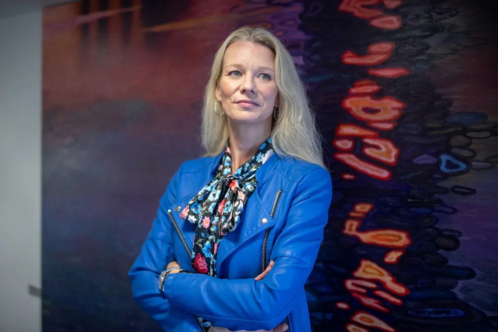 Kari Due-Andresen, sjeføkonom og analysesjef i Akershus Eiendom, er spent på inflasjonstallene i USA som kommer neste uke.
