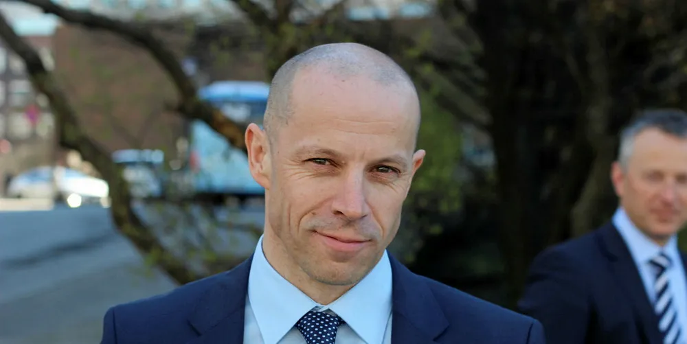 Charles Hostlund, CEO of Norway Royal Salmon (NRS)