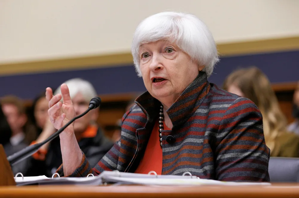 Janet Yellen, US Treasury secretary.