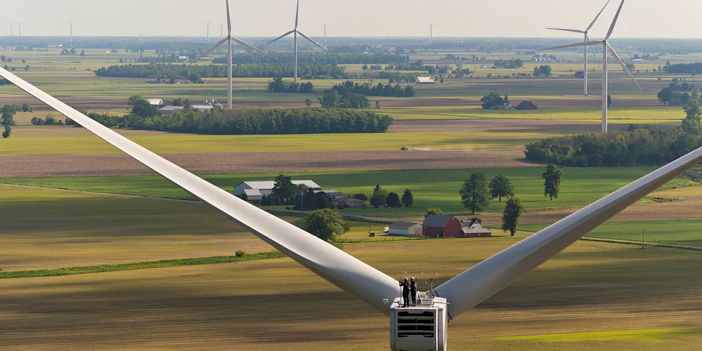 The Beebe wind farm in Michigan
