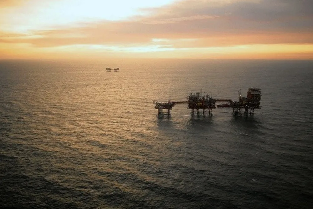 The Rough field offshore the UK.