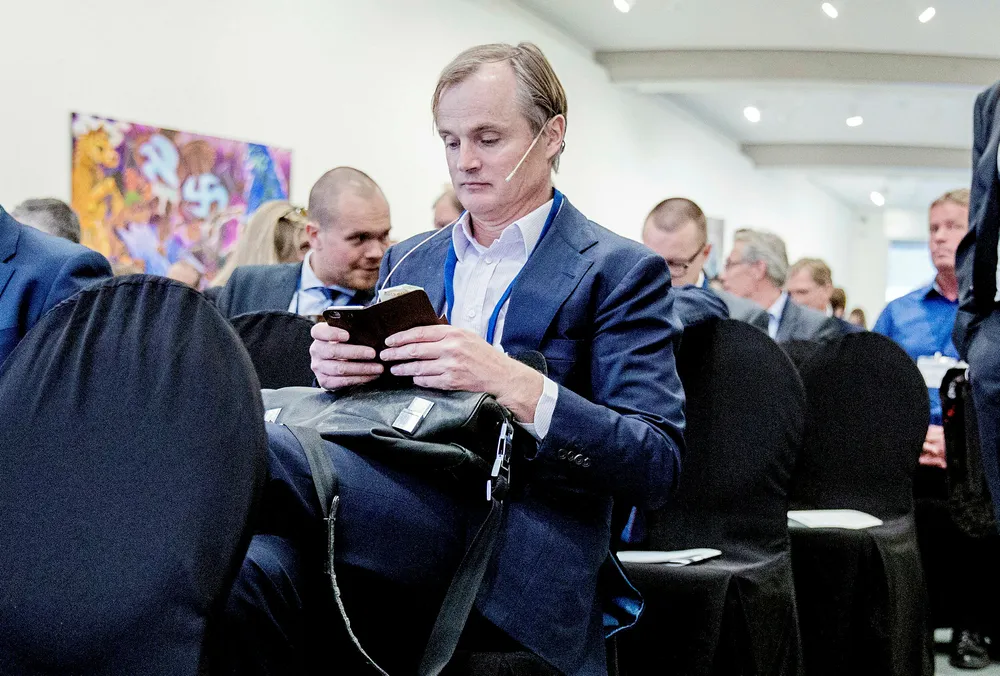 Investor Øystein Stray Spetalen er blant storaksjonærene i SD Standard Drilling. Foto: Fredrik Bjerknes