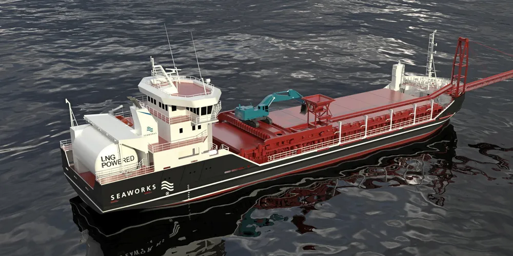 Polarconsultdesignen PK-164 LNG EcoBulk blir utslippsfrie «Vigdis H» når Rå Biopark står klar.
