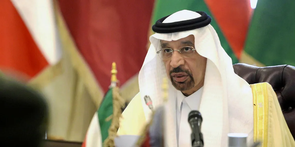 Saudi energy minister Khalid Al-Falih