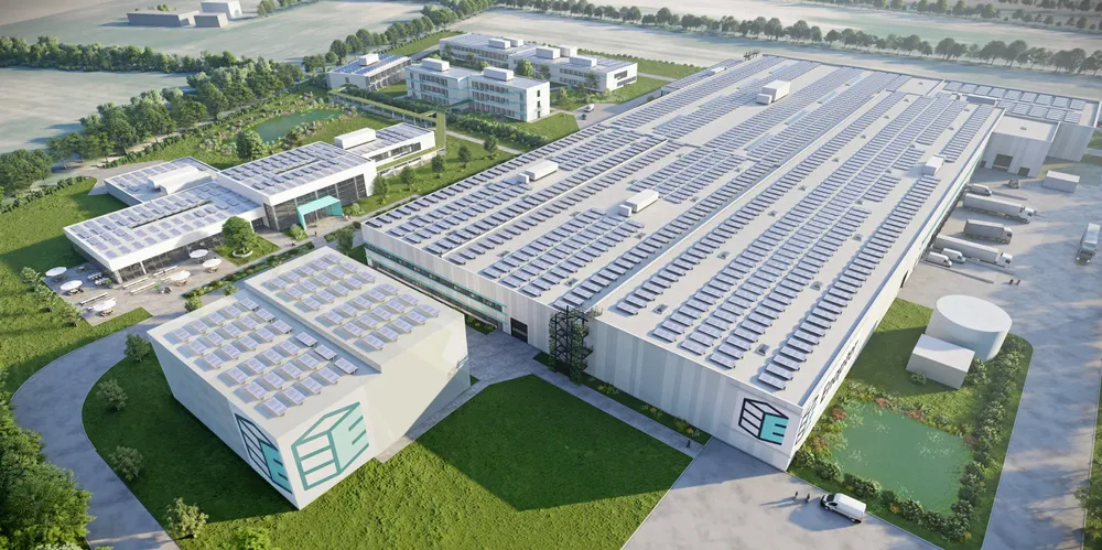Enapter's planned campus in Saerbeck, northwest Germany.