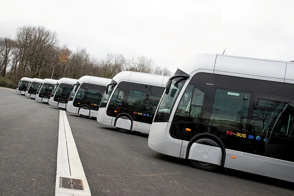 Pau's hydrogen-powered Fébus buses