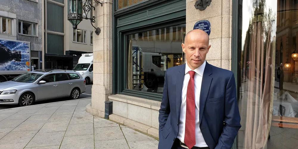 Norway Royal Salmon (NRS) CEO Charles Hostlund.