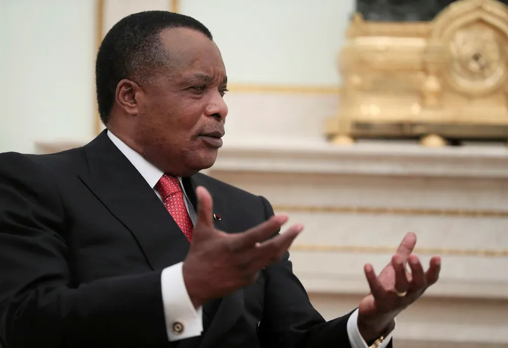 Under fire: Republic of Congo President Denis Sassou Nguesso