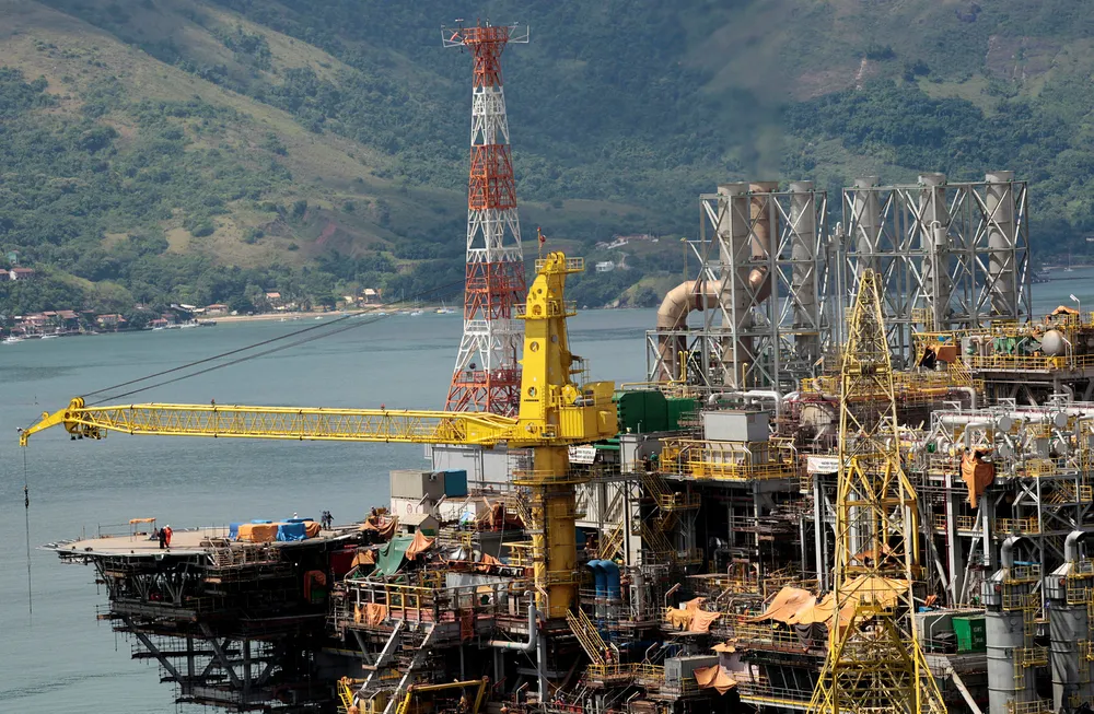 Construction: the Brasfels shipyard in Angra dos Reis, about 115 miles west of Rio de Janeiro