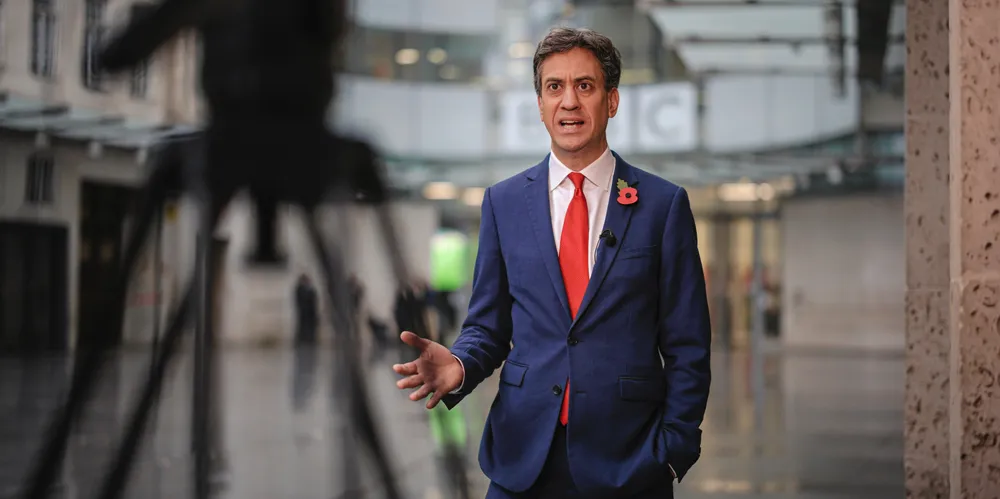 Shadow Secretary of State for Climate Change and Net Zero, Ed Miliband MP.