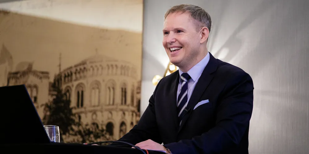 Mowi CEO Ivan Vindheim thanked the salmon farmer's 12,000 employees for carrying the company to new highs.
