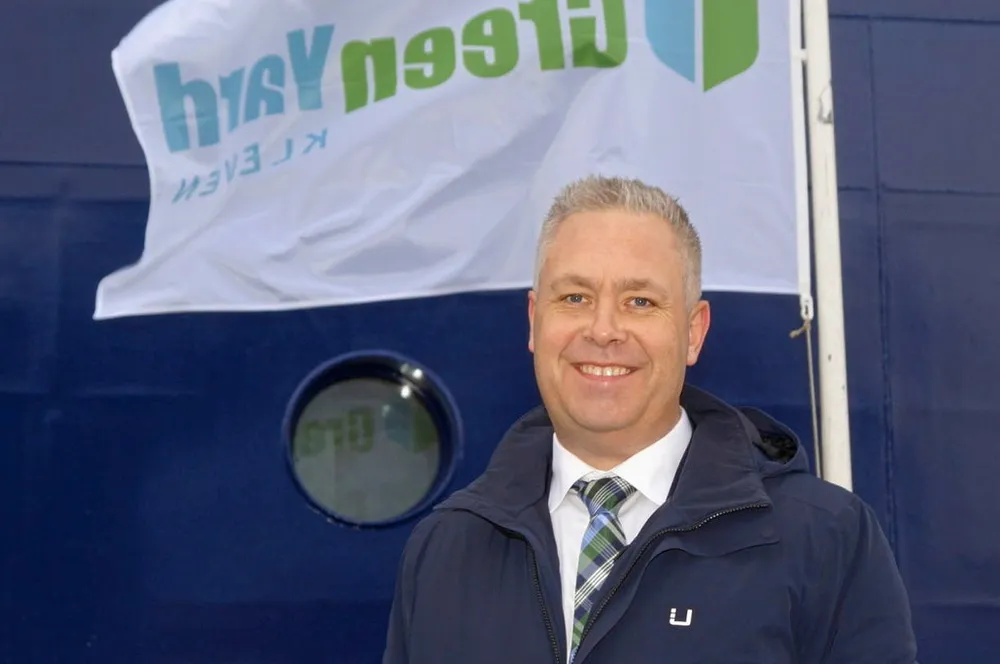 Hans Jørgen Fedog i Green Yard Kleven.