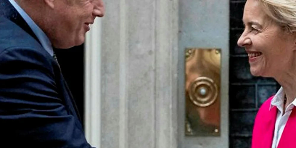 UK Prime Minister Boris Johnson greets President of the European Commission Ursula von der Leyen. But will they still be smiling at the end of the year?