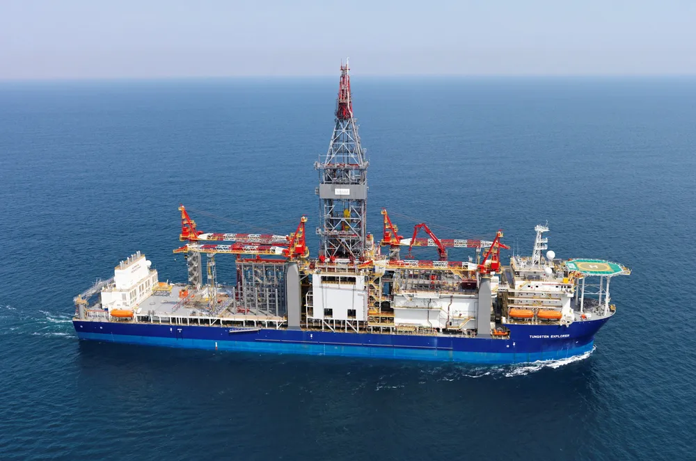 The drillship Tungsten Explorer