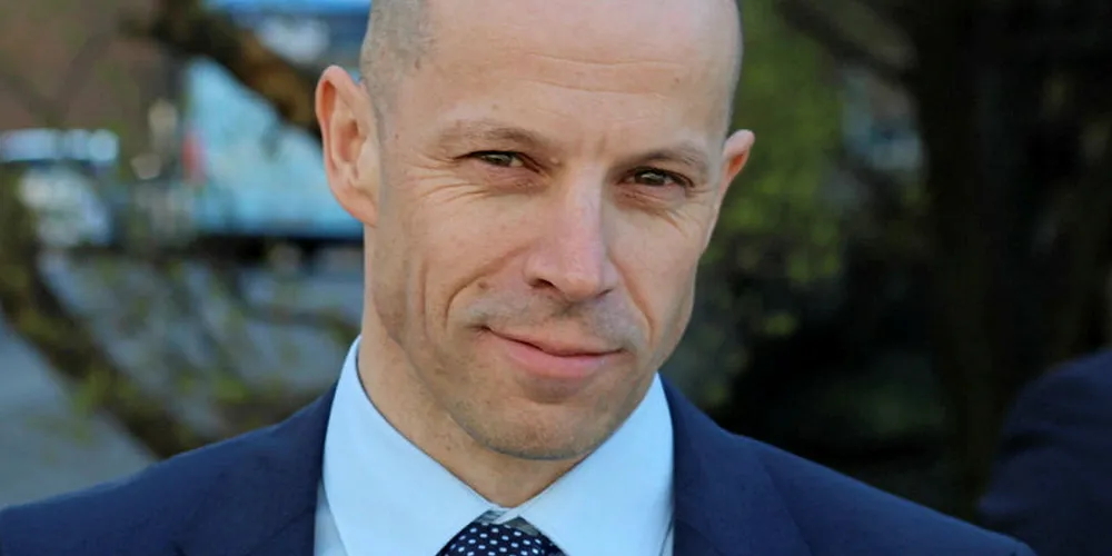 CEO of Norway Royal Salmon Charles Hostlund.