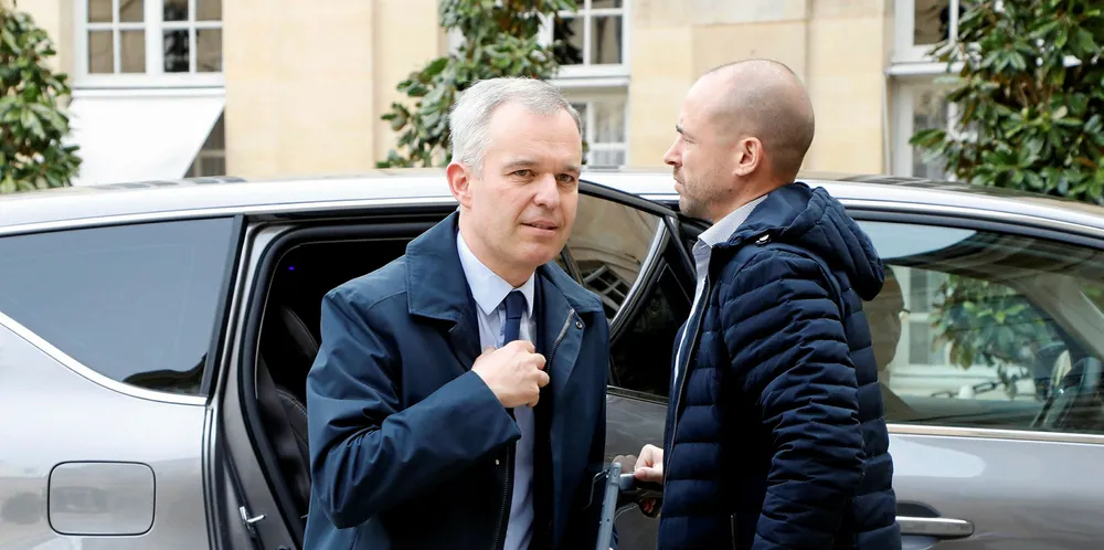 French ecological transition minister François de Rugy