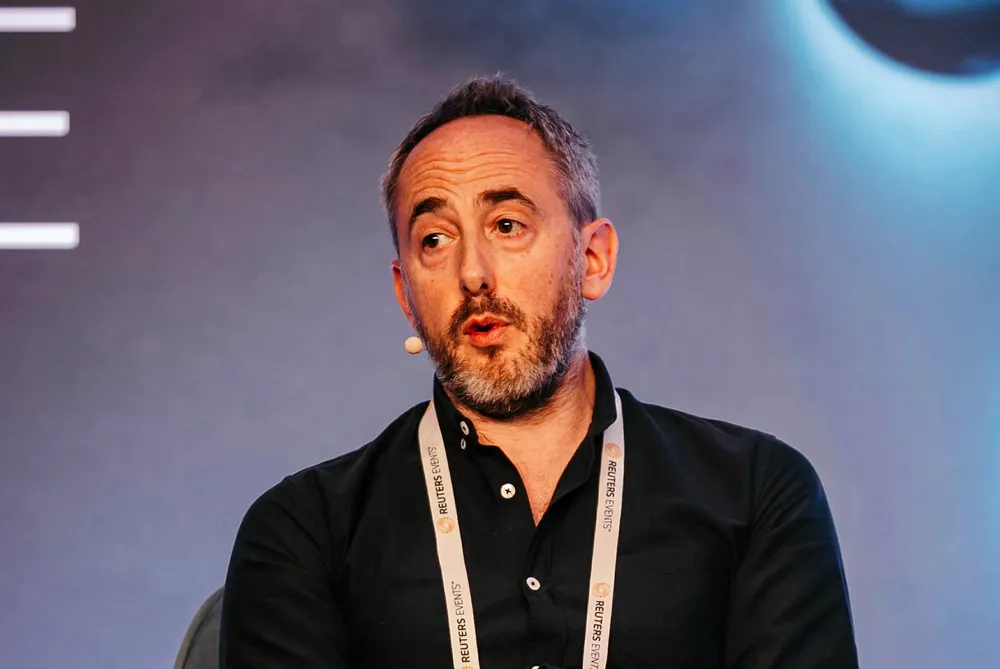Joe Seifert, CEO of EET, speaking at the Reuters Hydrogen 2024 event in Amsterdam yesterday.
